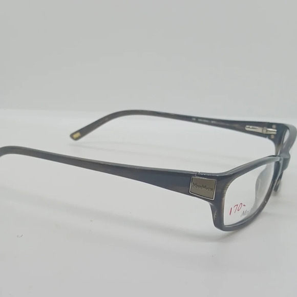 NWT UNISEX MAX MARA EYEGLASS FRAMES MM920 BLACK BROWN main image 4